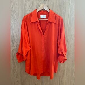 ARITZIA Babaton Linen Archive Shirt